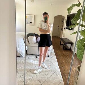 Reformation Black Mini Skirt